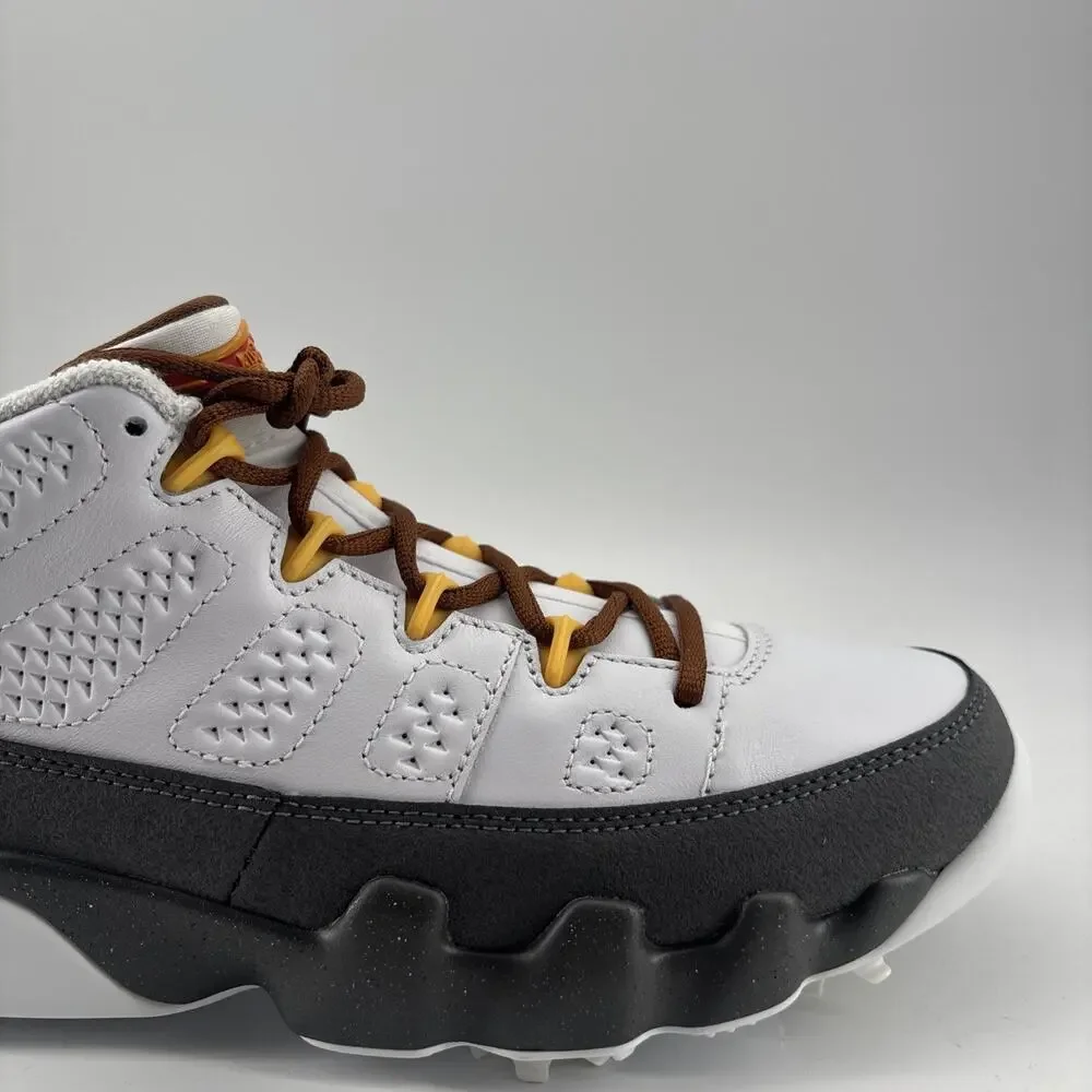 Air Jordan 9 Golf NRG U24 White Gold 7.5 FN6931 100 NEW